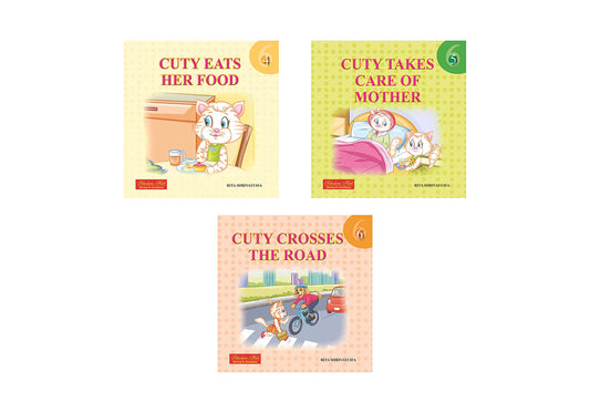 Storybook For Kids: Scholars Hub Cuty Story Books Part 4-6 (Set Of 3 Books) (Positive Values Storybooks) (Illustrated) | 60…