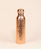Ishalife Hammered Copper Water Bottle - 950 ml image 3