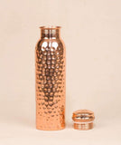 Ishalife Hammered Copper Water Bottle - 950 ml image 2