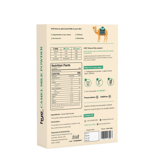 Hye Foods Camel Milk Powder image 2