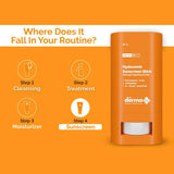 The Derma Co Hyaluronic Sunscreen Stick  -20 gm image 3