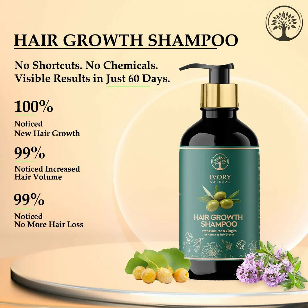 Ivory Natural Grey Hair Serum and Shampoo Combo - 200ml image 5