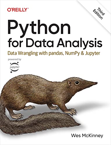Python for Data Analysis 3e: Data Wrangling with pandas, NumPy, and Jupyter
