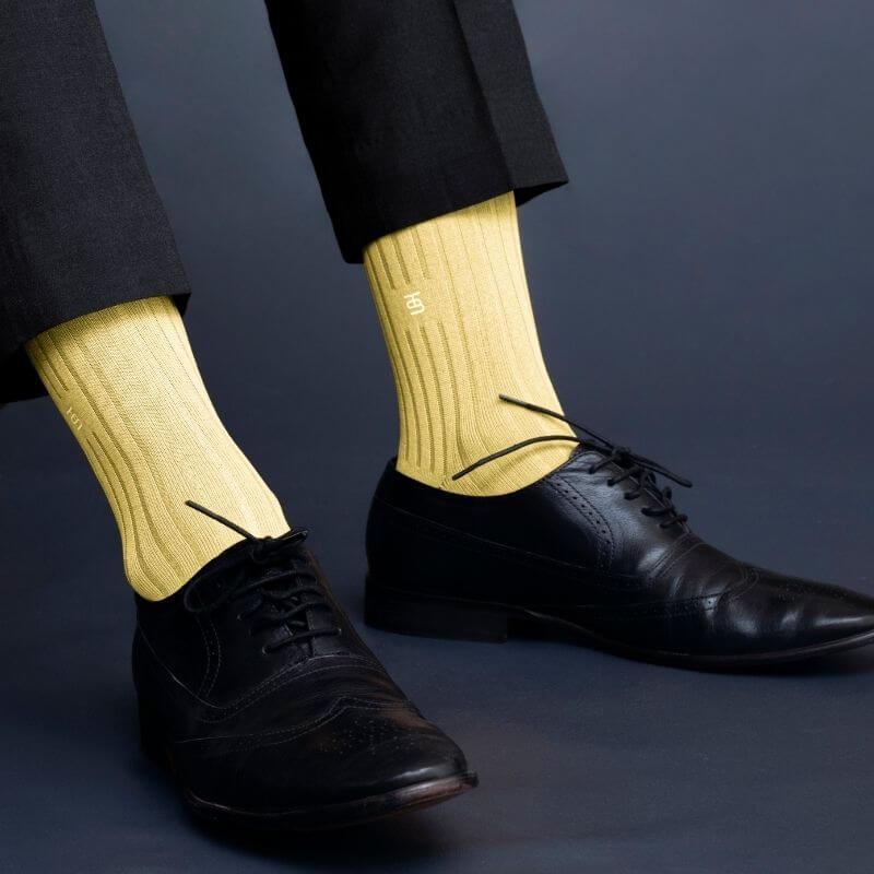 Socksoho Luxury Men Socks Cool Lemon Edition (image 4)