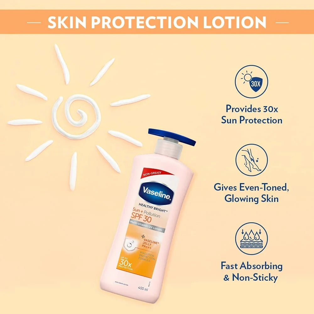 Vaseline Sun Protect SPF 30 Serum In Lotion With UVA + UVB Protection, PA+++ -90 ml image 8