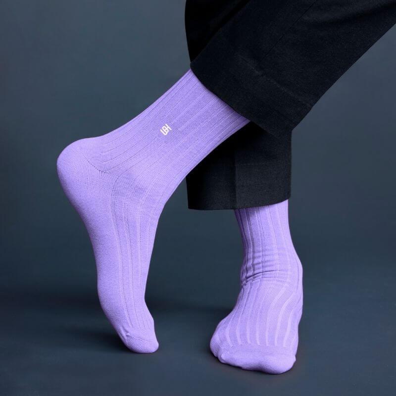 Socksoho Luxury Men Socks Lavender Edition (image 4)