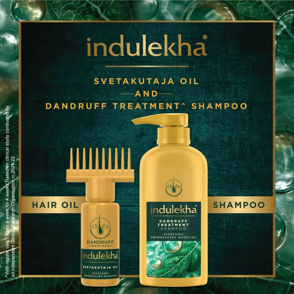 Indulekha Dandruff Treatment Shampoo -340 ml image 5