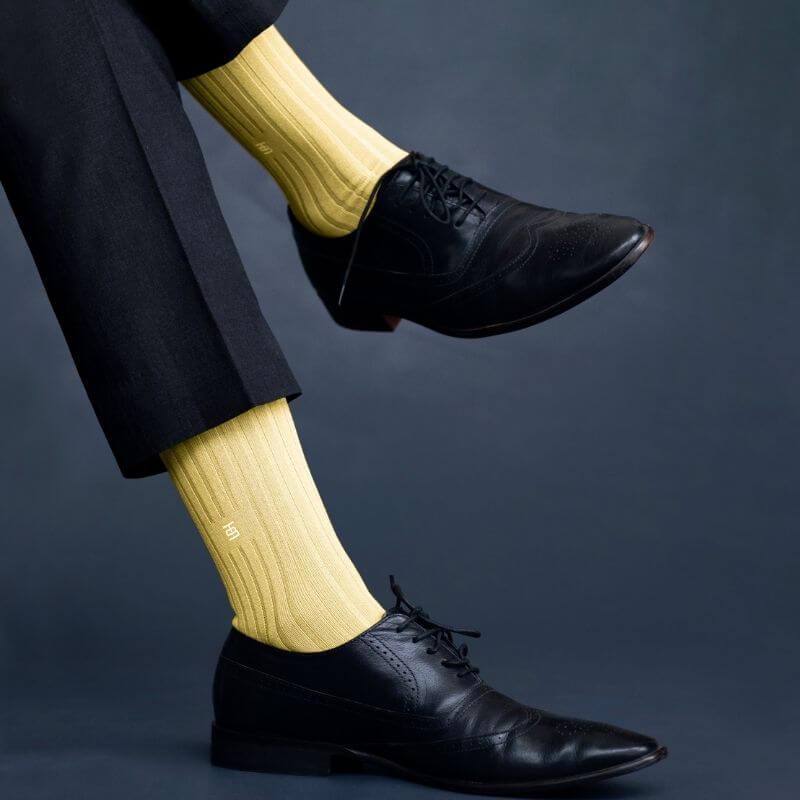 Socksoho Luxury Men Socks Cool Lemon Edition
