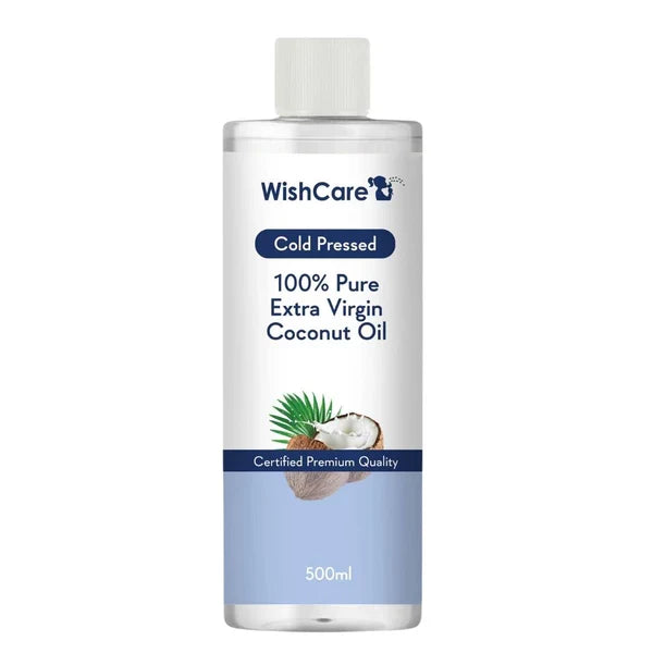 Wishcare Premium Cold Pressed Extra Virgin Coconut Oil -500 ml image 2