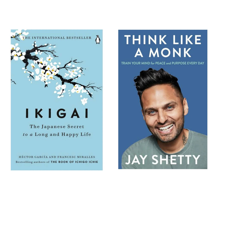 Ikigai & Think Like A Monk Combo