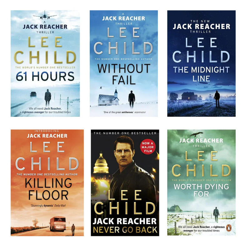 Lee Child Books Combo (Set of 6)- (Old Paperback)