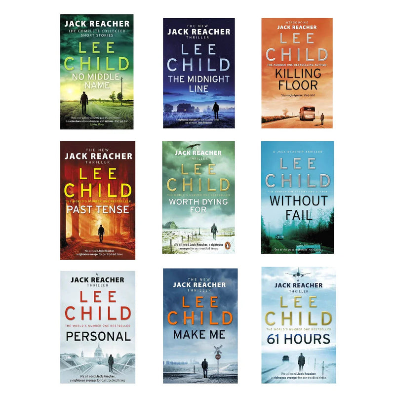 Lee Child Books Combo (Set of 9) (Old Paperback)