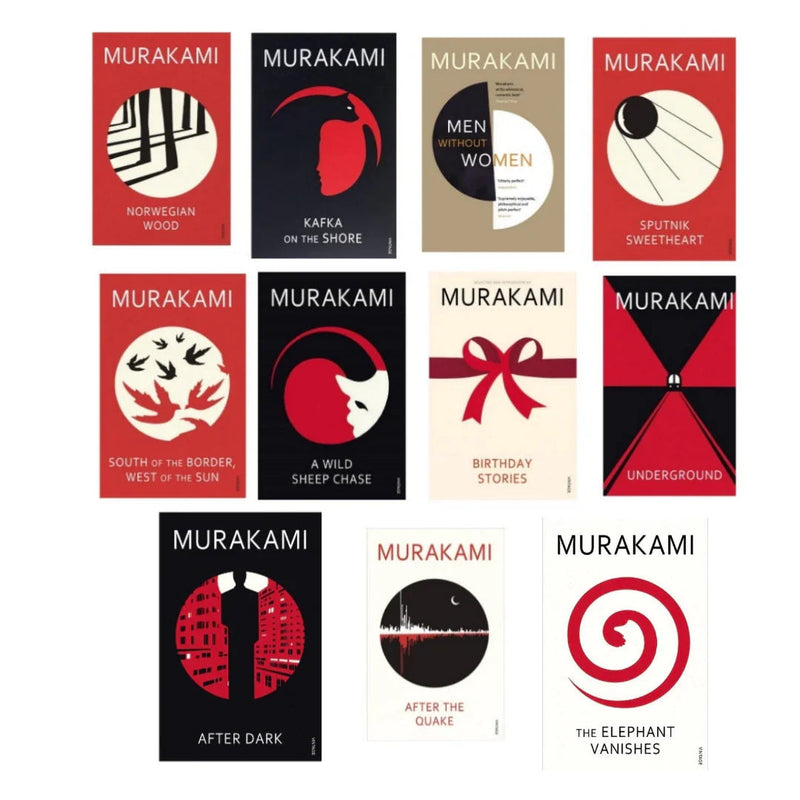 Murakami Complete Books Combo Box Set (Pack of 11 Books)-Paperback