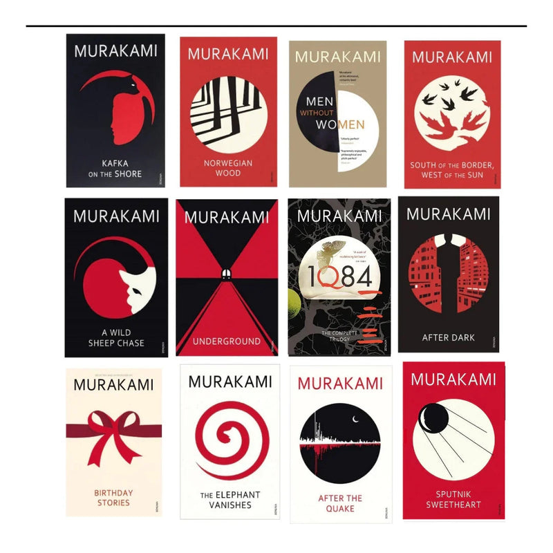 Murakami Complete Books Combo Box Set (Pack of 12 Books)-Paperback