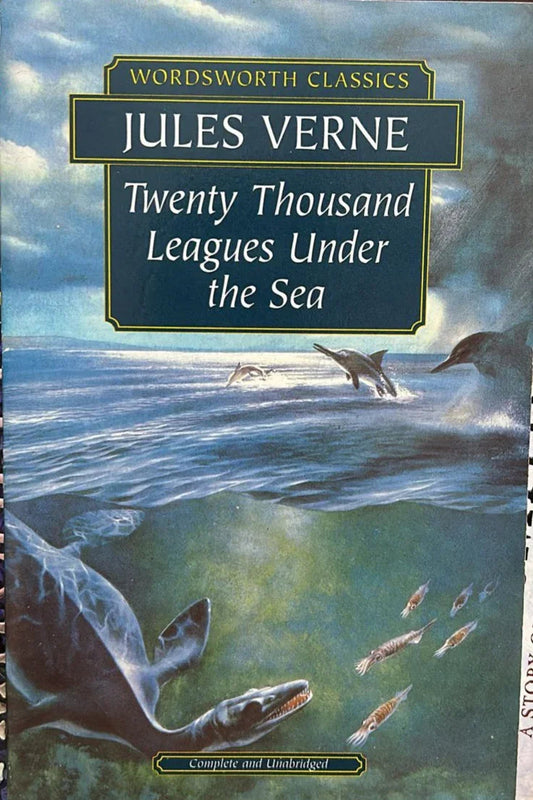 Twenty Thousand Leagues Under the Sea (Wordsworth Classics) by Jules Verne - old paperback