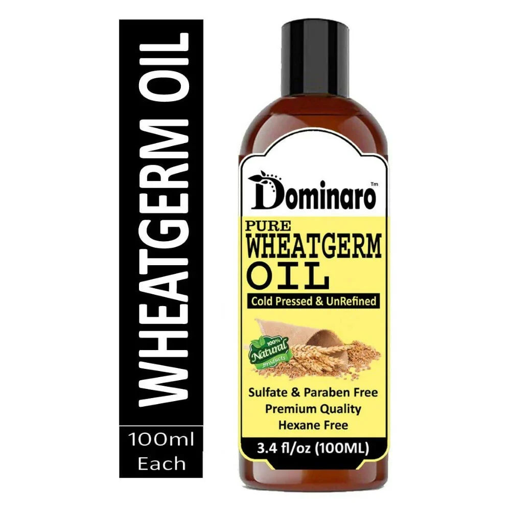 Dominaro Pure Wheatgerm Oil - Cold Pressed & Unrefined -100 ml image 2
