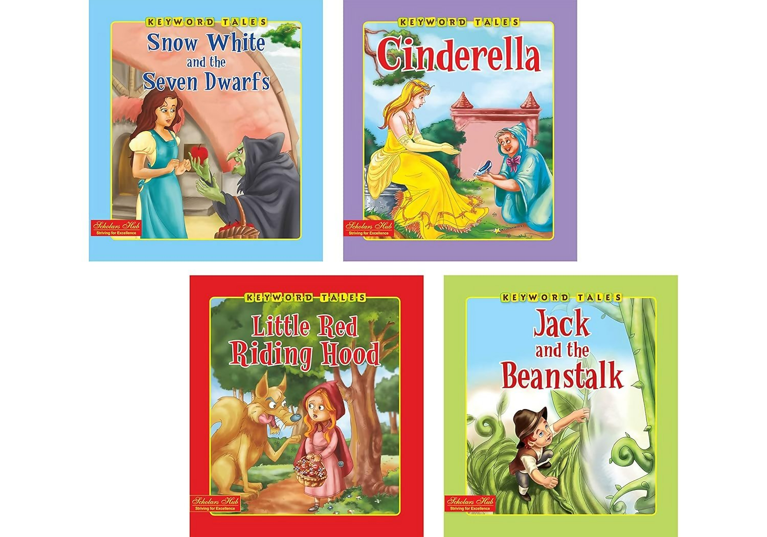 Storybook For Kids: Scholars Hub Keyword Tales Story Book Set-2 (Set Of 4 Story Books) (Illustrated) (For Ages 4+) | 64…