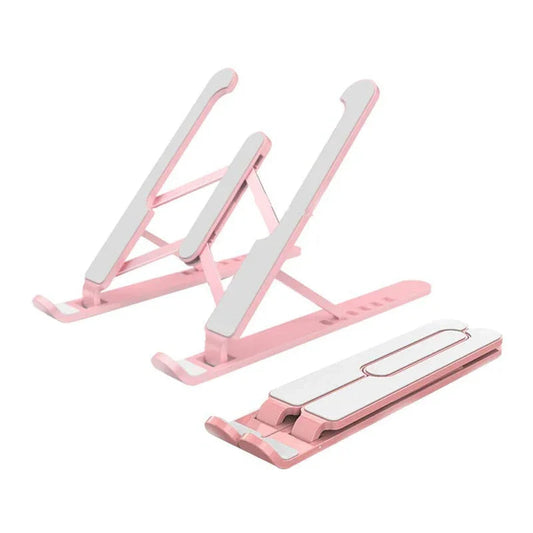 Adjustable Laptop Stand Holder with Built-in Foldable Legs and High Quality Fibre