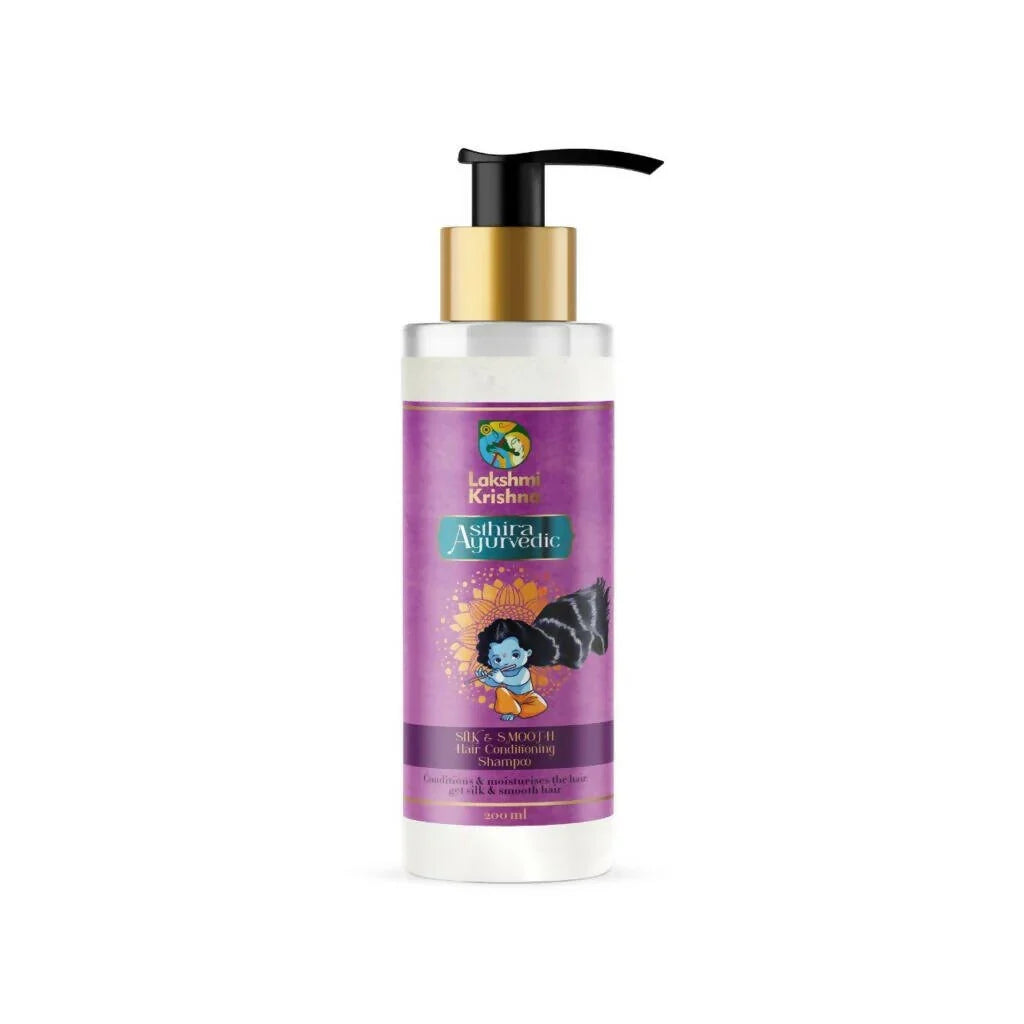Lakshmi Krishna Silk & Smooth Hair Conditioning Shampoo -200 ml
