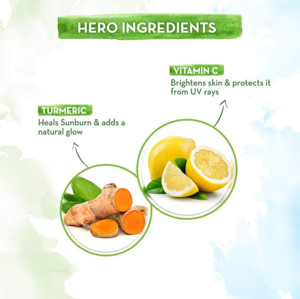 Vitamin C Daily Glow Sunscreen with Vitamin C & Turmeric for Sun Protection & Glow - 50 g image 2