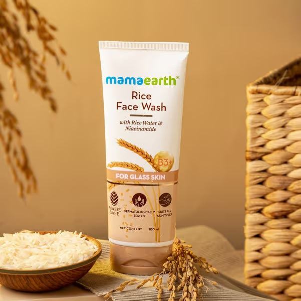 Rice Face Wash With Rice Water & Niacinamide for Glass Skin - 100 ml image 4