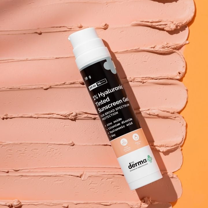 1% Hyaluronic Tinted Sunscreen Gel for Broad Spectrum Protection - 50g image 2