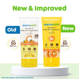 Vitamin C Daily Glow Sunscreen With Vitamin C & Turmeric for Sun Protection & Glow - 80 g image 2