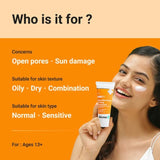 Pore Minimizing Priming Sunscreen with SPF 50 & PA+++ For Open Pores & Protection - 50g image 2