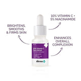 10% Vitamin C Face Serum with 5% Niacinamide & Hyaluronic Acid - 10ml image 3