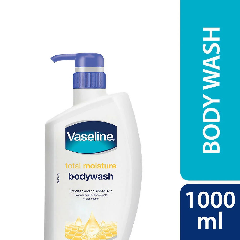 Vaseline Total Moisture Body Wash For Clean & Nourished Skin -1 L image 2
