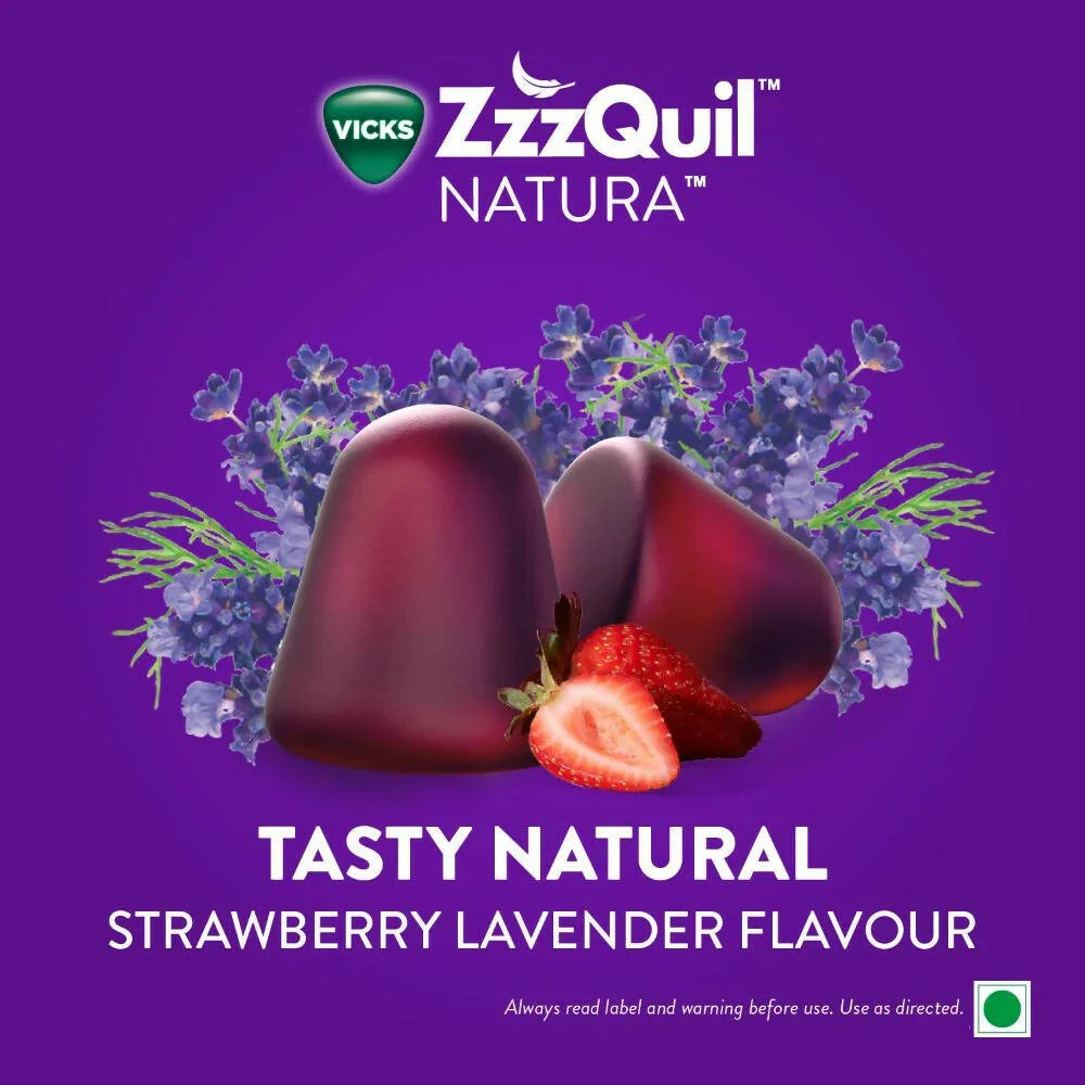 Vicks ZzzQuil Natura Melatonin Sleep Gummies -10 gummies image 5