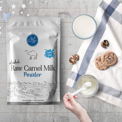 Aadvik Raw Camel Milk Powder (Freeze Dried) - 200 gms image 2