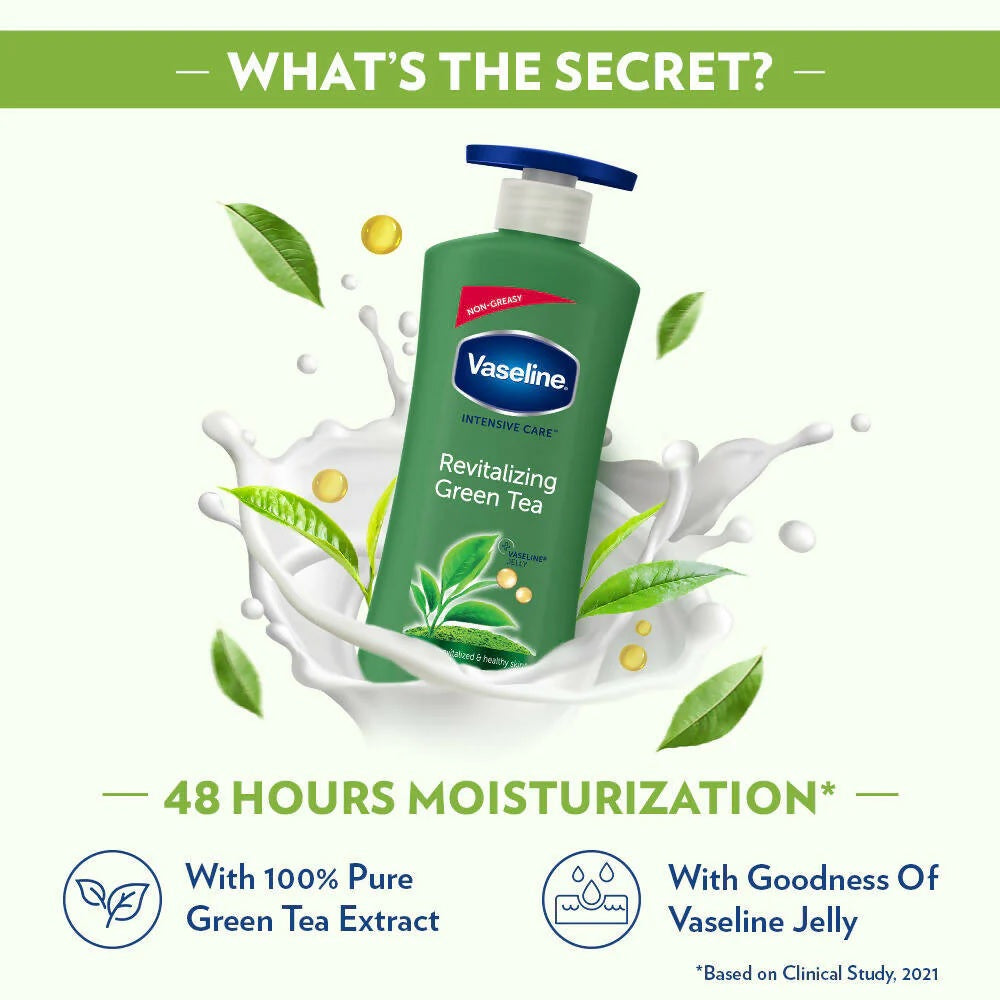 Vaseline Revitalizing Green Tea Body Lotion -400 ml image 3
