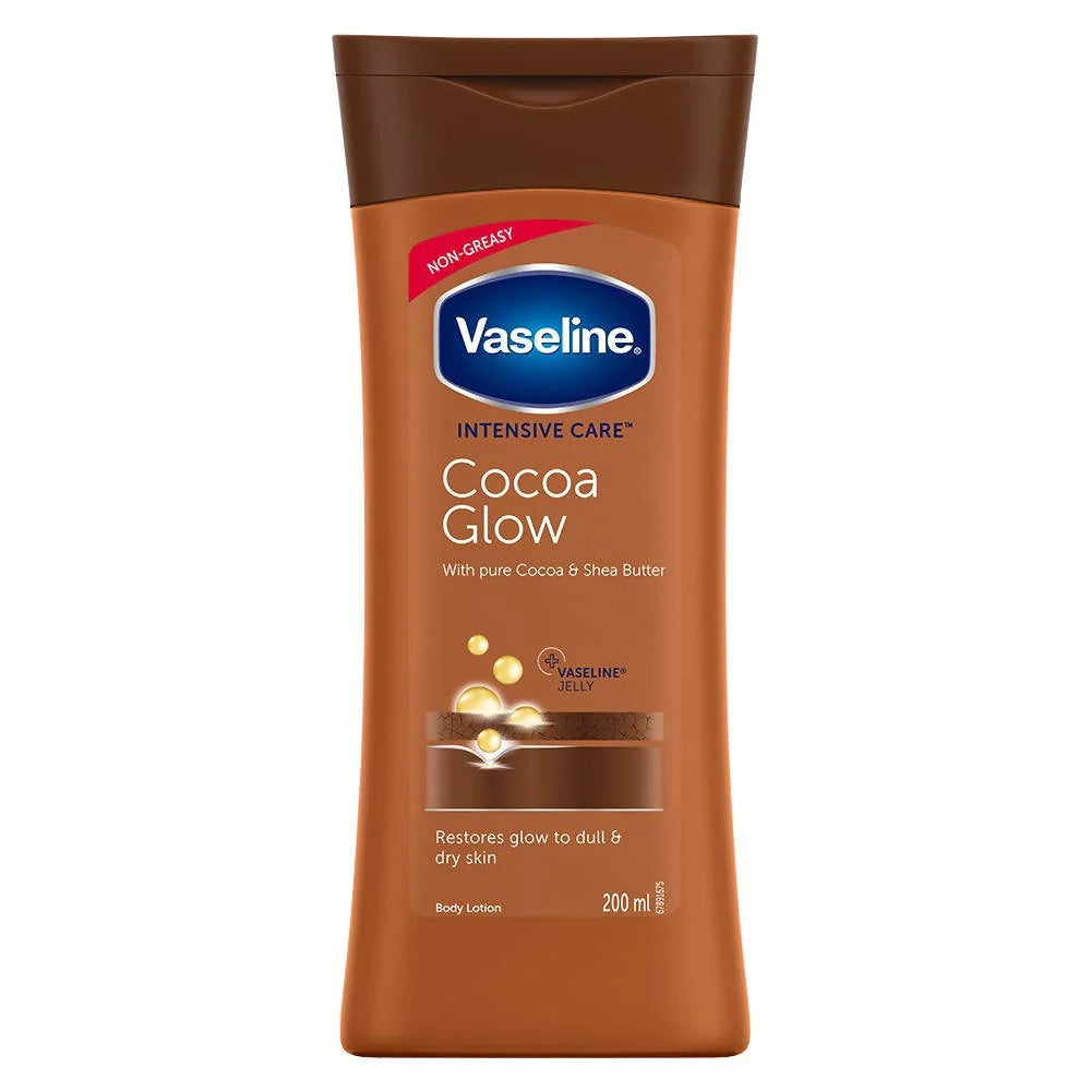 Vaseline Intensive Care Cocoa Glow Body Lotion -200 ml image 3