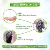 Rosemary Anti-Hair Fall Shampoo with Rosemary & Methi Dana for Reducing Hair Loss & Breakage - 250 ml image 3