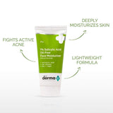 1% Salicylic Acid Oil-Free Moisturizer For Face with Oat Extract - 50g image 3
