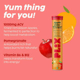 PLIX The Plant Fix Apple Cider Vinegar Orange Squeeze -15 tabs image 4