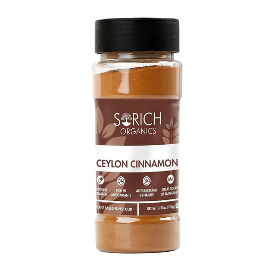 Sorich Organics Ceylon Cinamon Sticks Powder (Dalchini Powder) -50 gm