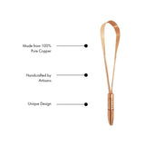 Perfora 100% Pure Copper Tongue Scraper for Oral Hygiene image 2