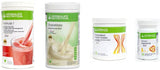 HERBALIFE Formula 1 Shake Strawberry 500g, Protein 200Gram, Afresh Lemon 50g, ShakeMate 500gNutrition Drink (Pack of 4,