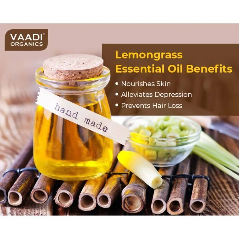 Vaadi Herbals Lemongras Oil Therapeutic Grade -10 ML image 2