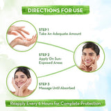 Vitamin C Daily Glow Sunscreen with Vitamin C & Turmeric for Sun Protection & Glow - 50 g image 4
