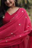 Faux Blooming Embroidery Work Top Bottom & Dupatta image 4