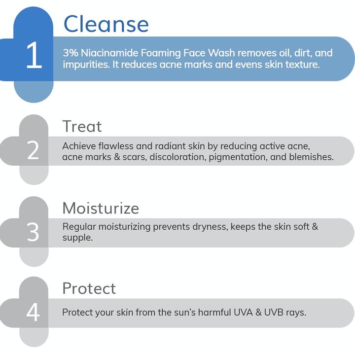 3% Niacinamide Foaming Face Wash - 100ml image 4