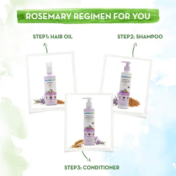 Rosemary Anti-Hair Fall Shampoo with Rosemary & Methi Dana for Reducing Hair Loss & Breakage - 250 ml image 4