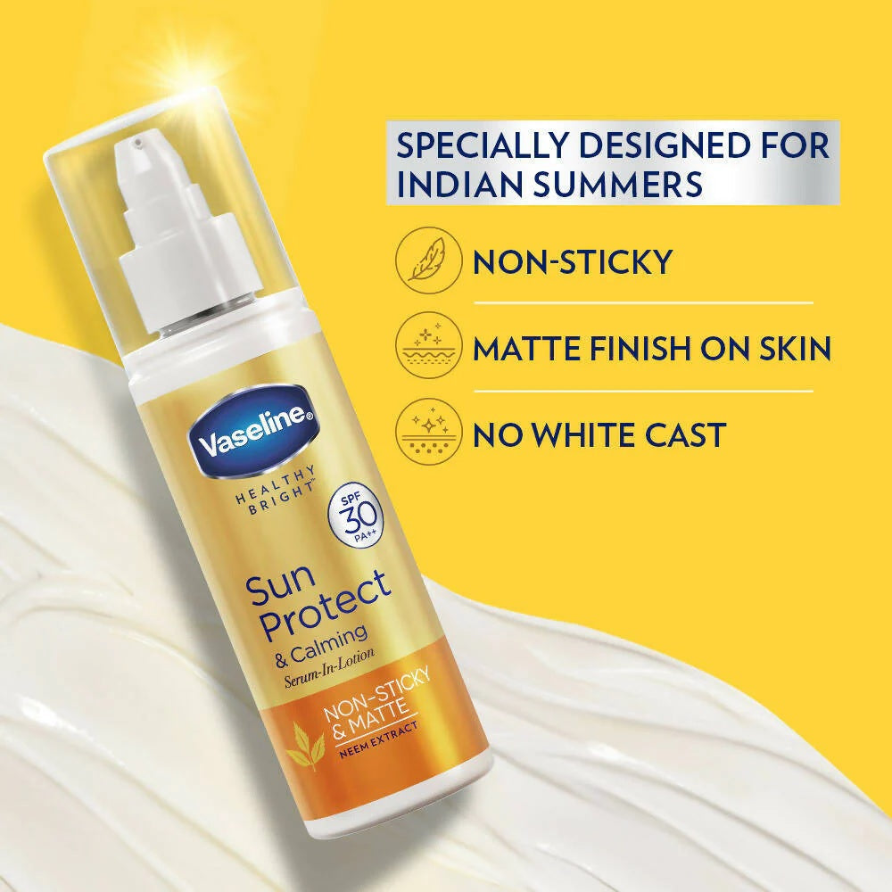Vaseline Sun Protect & Calming Serum in Lotion with SPF 30 -180 ml image 4