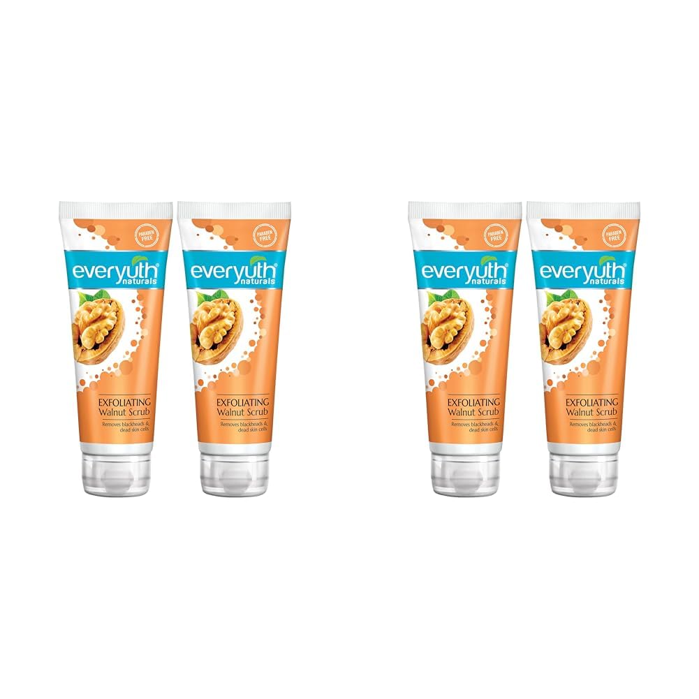 Everyuth Naturals Exfoliating Walnut Scrub Gentle Face Scrub | 100Gm(Pack Of 2) image 2