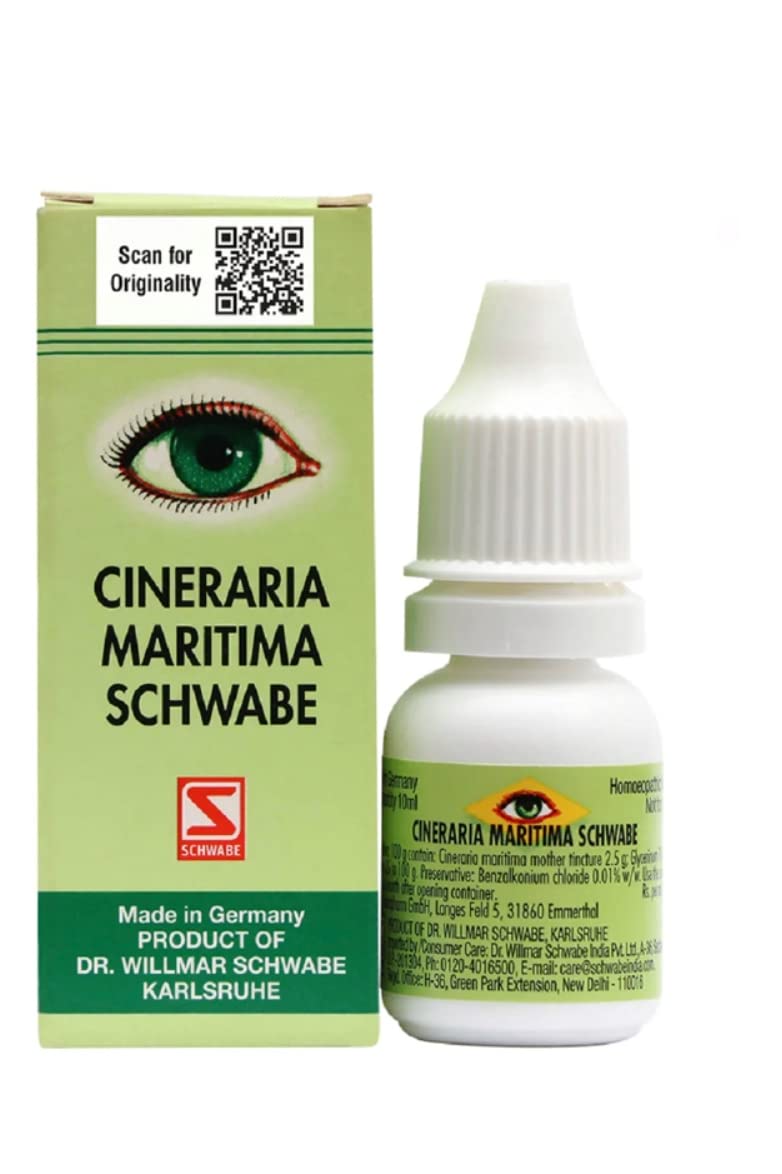 Dr. Willmar Schwabe Germany Cineraria Maritima Eye Drop -|(Without Alcohol-With Alcohol) image 2