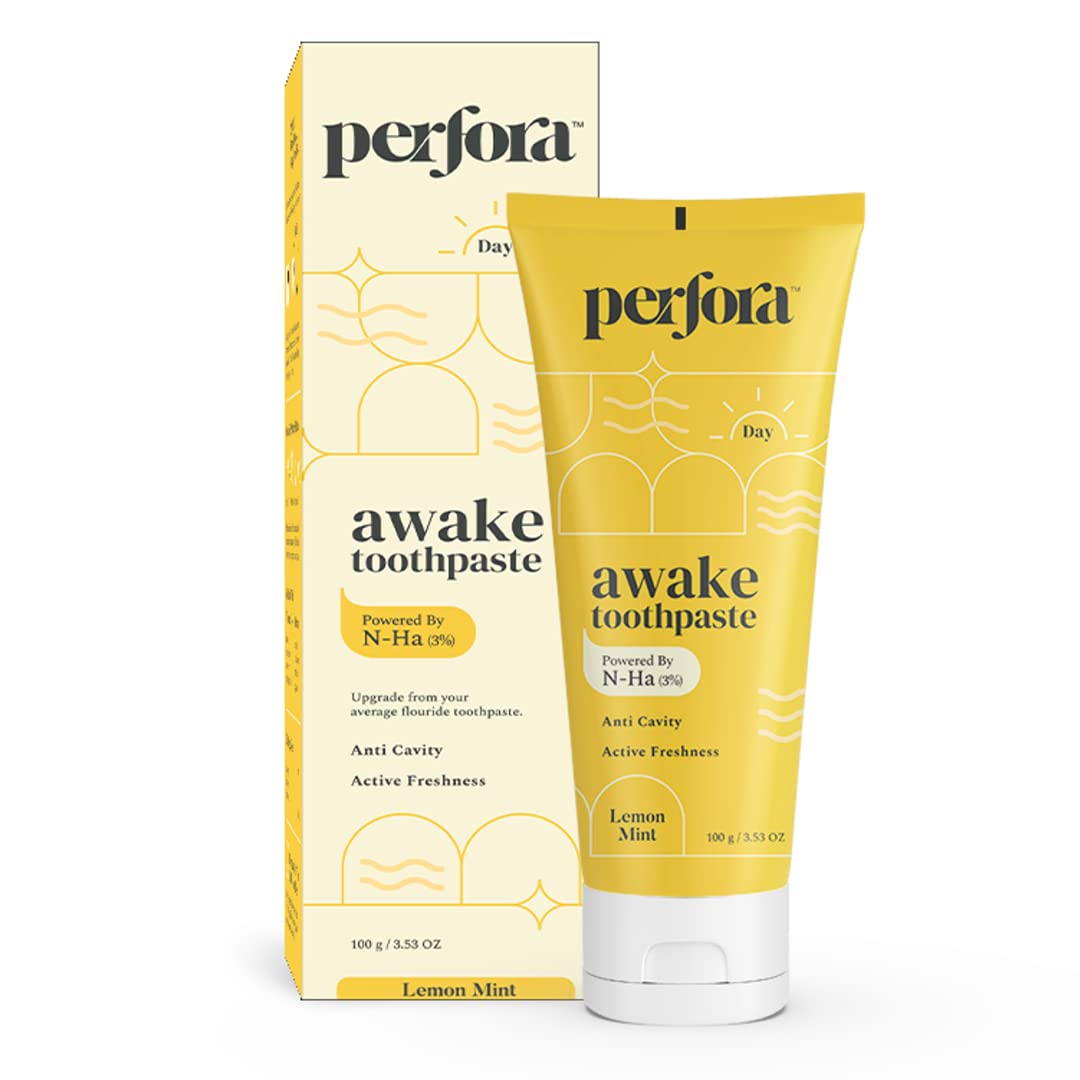 Perfora Awake Toothpaste Lemon Mint -100 gm - Pack of 1 image 3