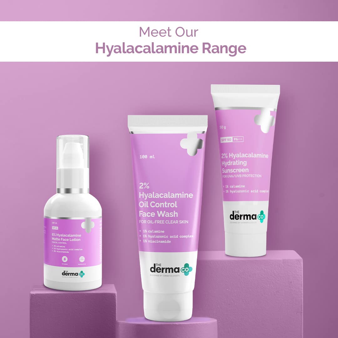 2% Hyalacalamine Oil Control Face Wash For Oil-Free Clear Skin - 100ml image 2